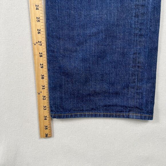 True Religion Jeans Men’s 42x34 Blue Straight Leg Colorful Striped Pocket Flap - Picture 8 of 16